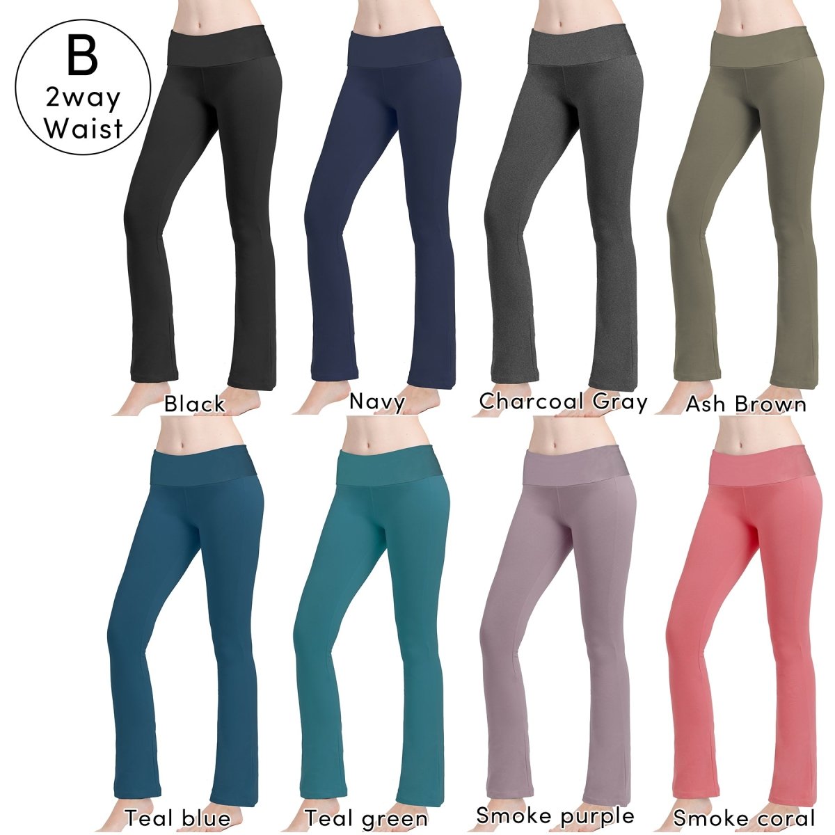 [Loopa] コットン ストレッチ ヨガパンツ Cotton Strech Yoga Pants - Loopa ルーパ 公式 ヨガウェア・フィットネスウェア