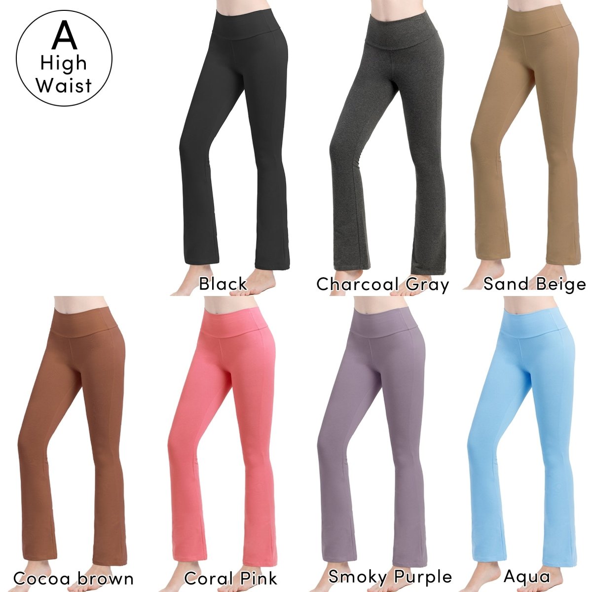 [Loopa] コットン ストレッチ ヨガパンツ Cotton Strech Yoga Pants - Loopa ルーパ 公式 ヨガウェア・フィットネスウェア