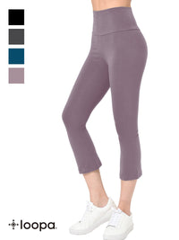 [Loopa] Stretch Cotton Capri Yoga Pants 23FW ストレッチコットンカプリヨガパンツ