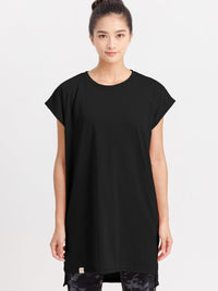 [Loopa] ルーパ サイドスリット チュニック Tee / side slit tunic tee - Loopa ルーパ 公式 ヨガウェア・フィットネスウェア