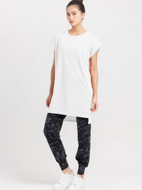 [Loopa] Loopa Side Slit Tunic Tee / side slit tunic tee