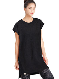 [Loopa] Loopa Side Slit Tunic Tee / side slit tunic tee