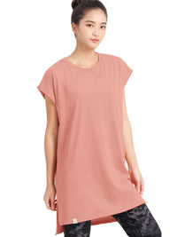 [Loopa] Loopa Side Slit Tunic Tee / side slit tunic tee