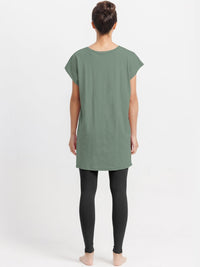 [Loopa] ルーパ VネックサイトスリットチュニックTee / V neck site slit tunic - Loopa ルーパ 公式 ヨガウェア・フィットネスウェア