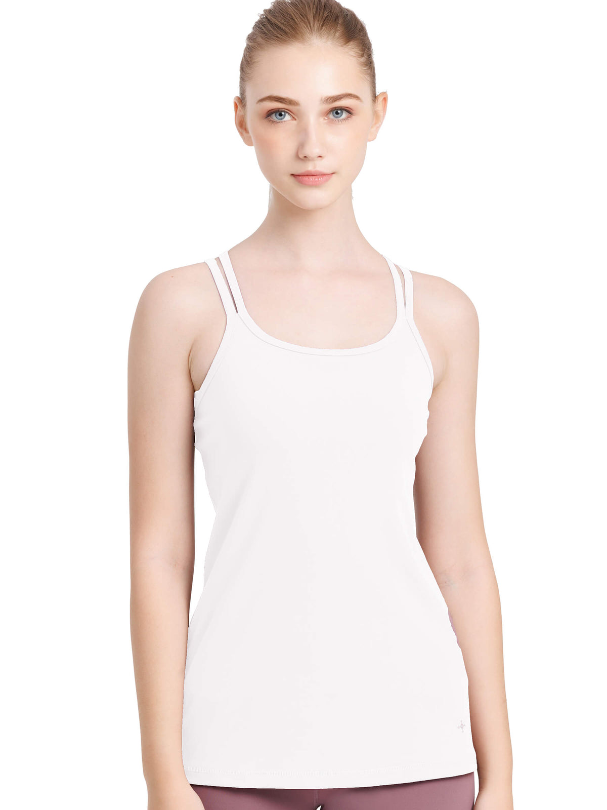 期間限定SALE[Loopa] ルーパ カップ付き ダブルストラップ キャミソール / double strap camisole