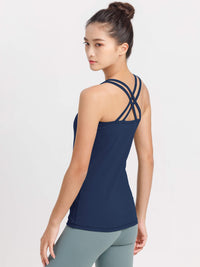 Limited Time SALE [Loopa] Loopa Cup-Included Double Strap Camisole / double strap camisole