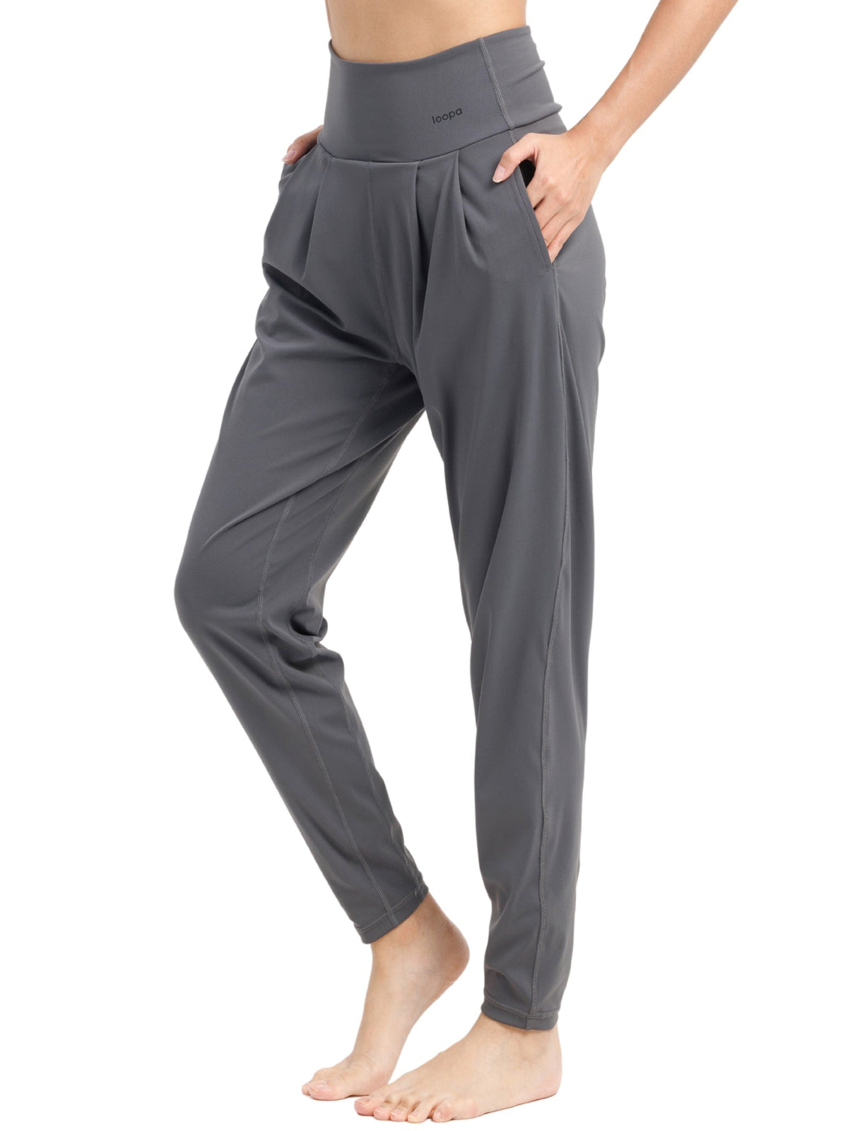 [Loopa] Wide Tapered Pants