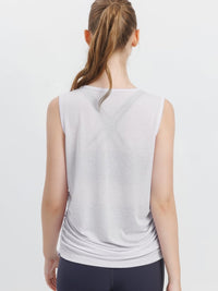 [Loopa] ルーパ シアーサイドラッフルタンク Sheer Side Ruffle Tank 23SS - Loopa ルーパ 公式 ヨガウェア・フィットネスウェア