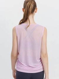 [Loopa] ルーパ シアーサイドラッフルタンク Sheer Side Ruffle Tank 23SS - Loopa ルーパ 公式 ヨガウェア・フィットネスウェア