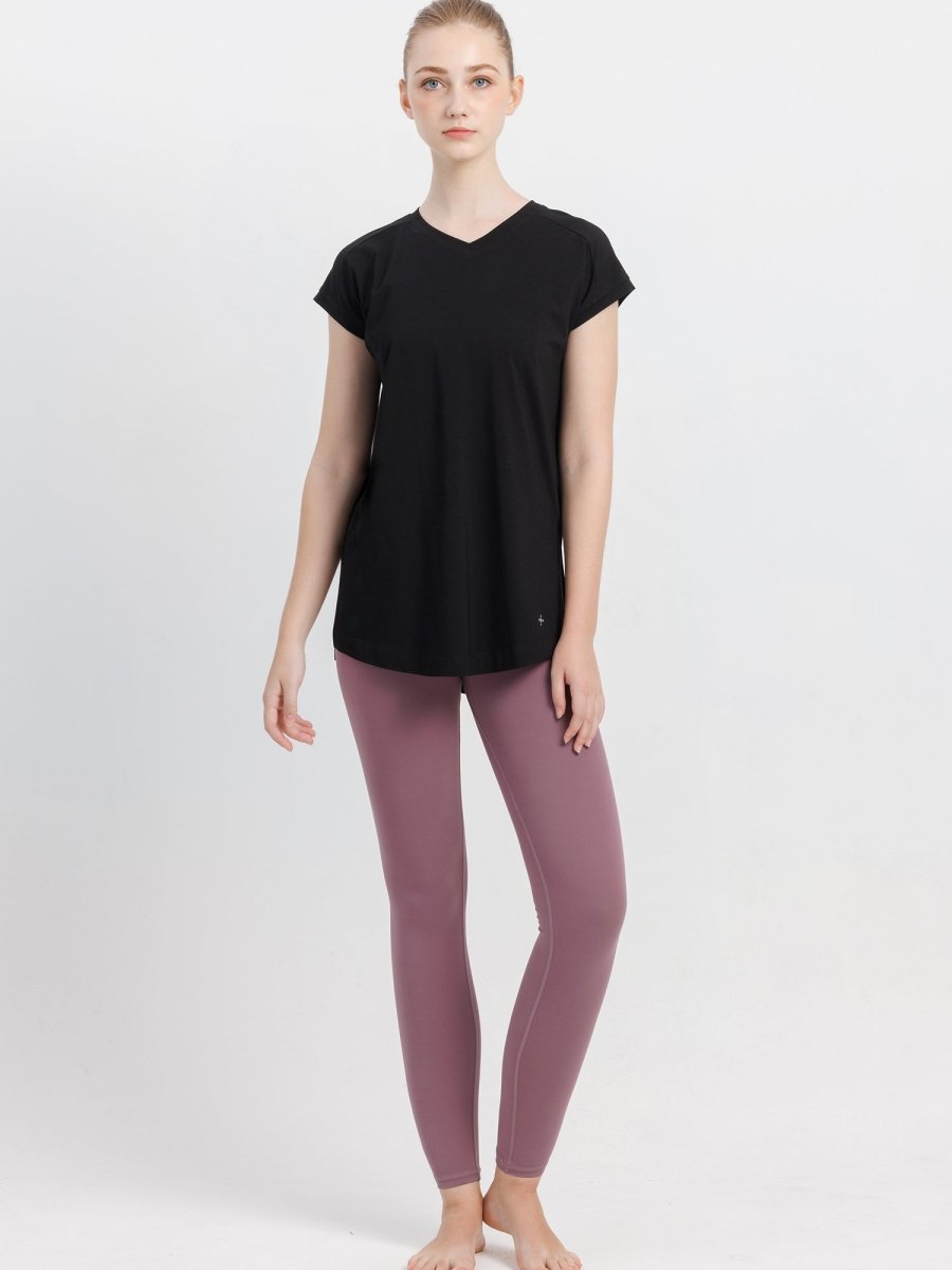 [Loopa] ルーパ Vネックフレンチトップ V-Neck French Top 23SS - Loopa ルーパ 公式 ヨガウェア・フィットネスウェア