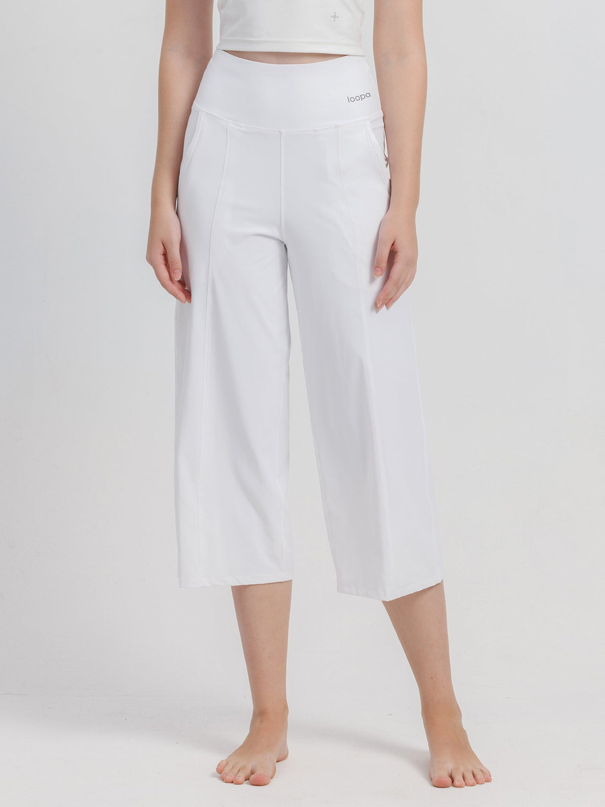 Limited Time SALE [Loopa] Loopa Wide Crop Pants