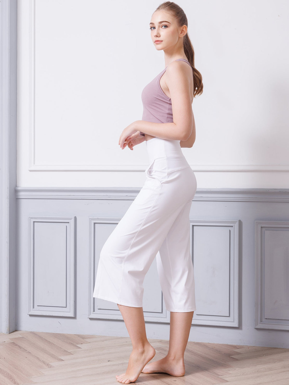 Limited Time SALE [Loopa] Loopa Wide Crop Pants