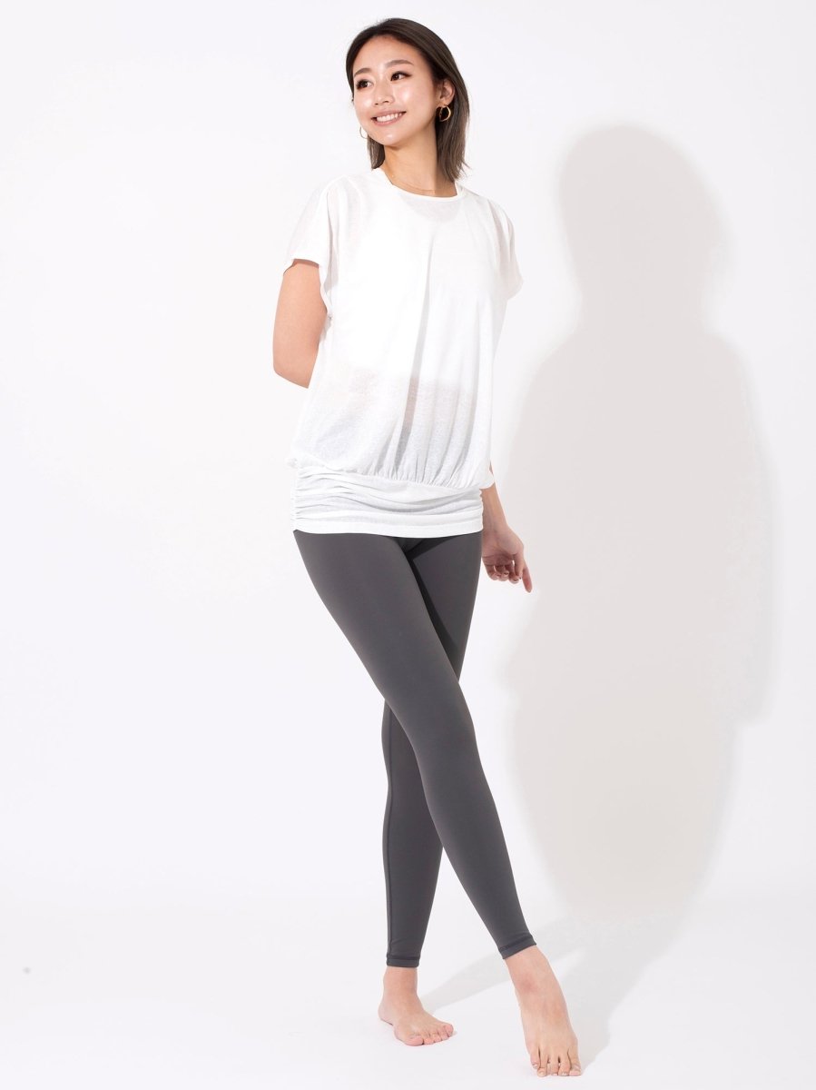 [Loopa] ルーパ シアーヨガトップ Sheer Yoga Top 23SS - Loopa ルーパ 公式 ヨガウェア・フィットネスウェア