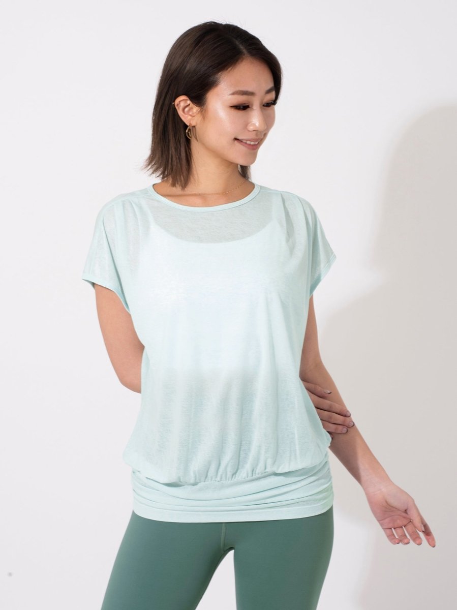 [Loopa] ルーパ シアーヨガトップ Sheer Yoga Top 23SS - Loopa ルーパ 公式 ヨガウェア・フィットネスウェア