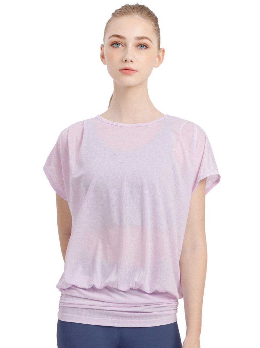 [Loopa] ルーパ シアーヨガトップ Sheer Yoga Top 23SS - Loopa ルーパ 公式 ヨガウェア・フィットネスウェア