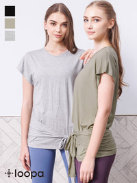 SALE [Loopa] BA 2WAY Tie Tops (Bamboo) Bamboo 2way Tops