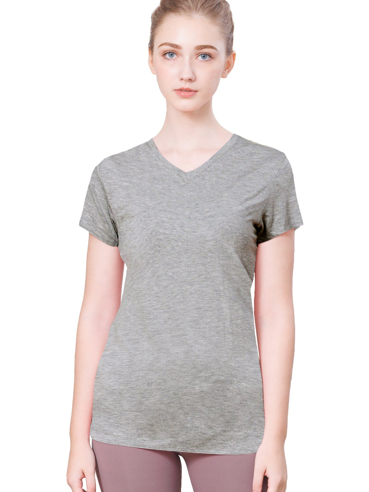 SALE [Loopa] BA V-Neck Tee Top (Bamboo) Bamboo V Neck Tee Top