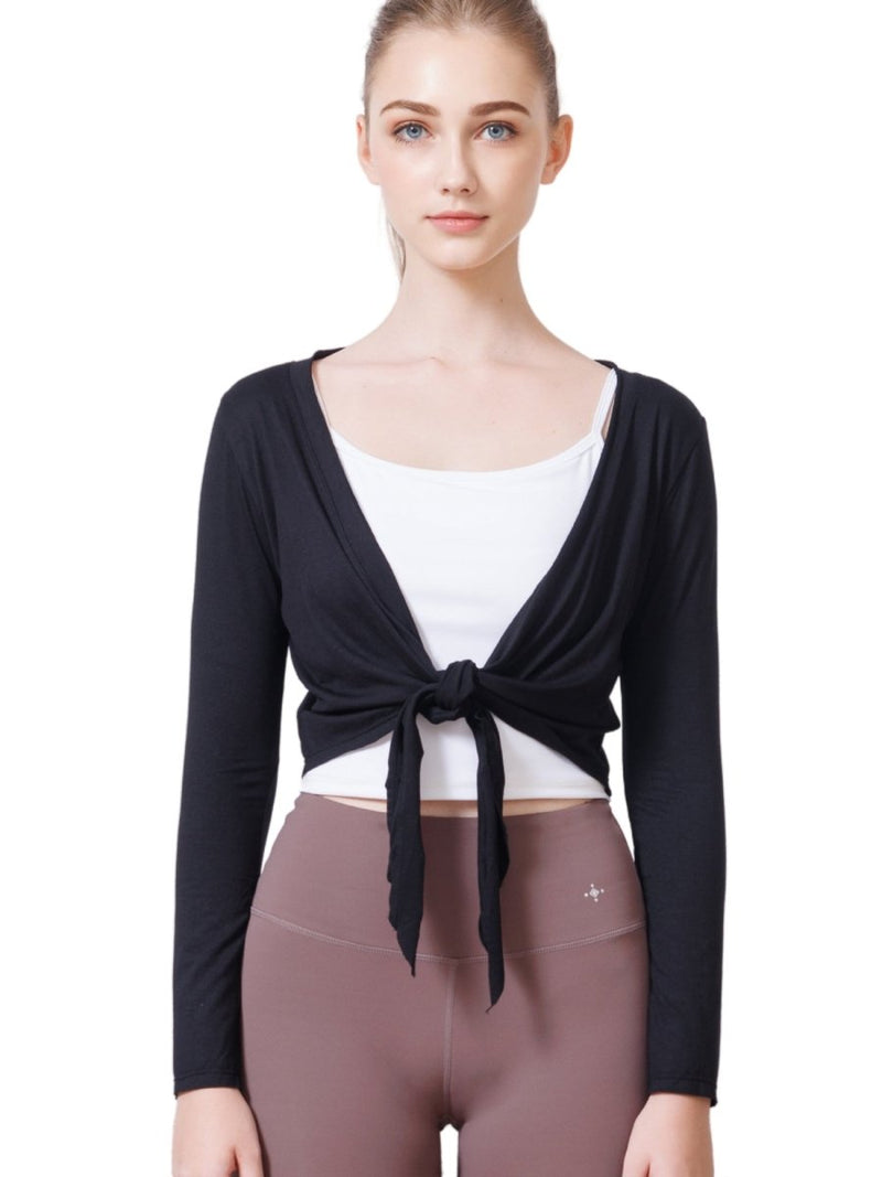 [Loopa] タイフロント カーディガン Yoga Tie-front cardigan - Loopa ルーパ 公式 ヨガウェア・フィットネスウェア
