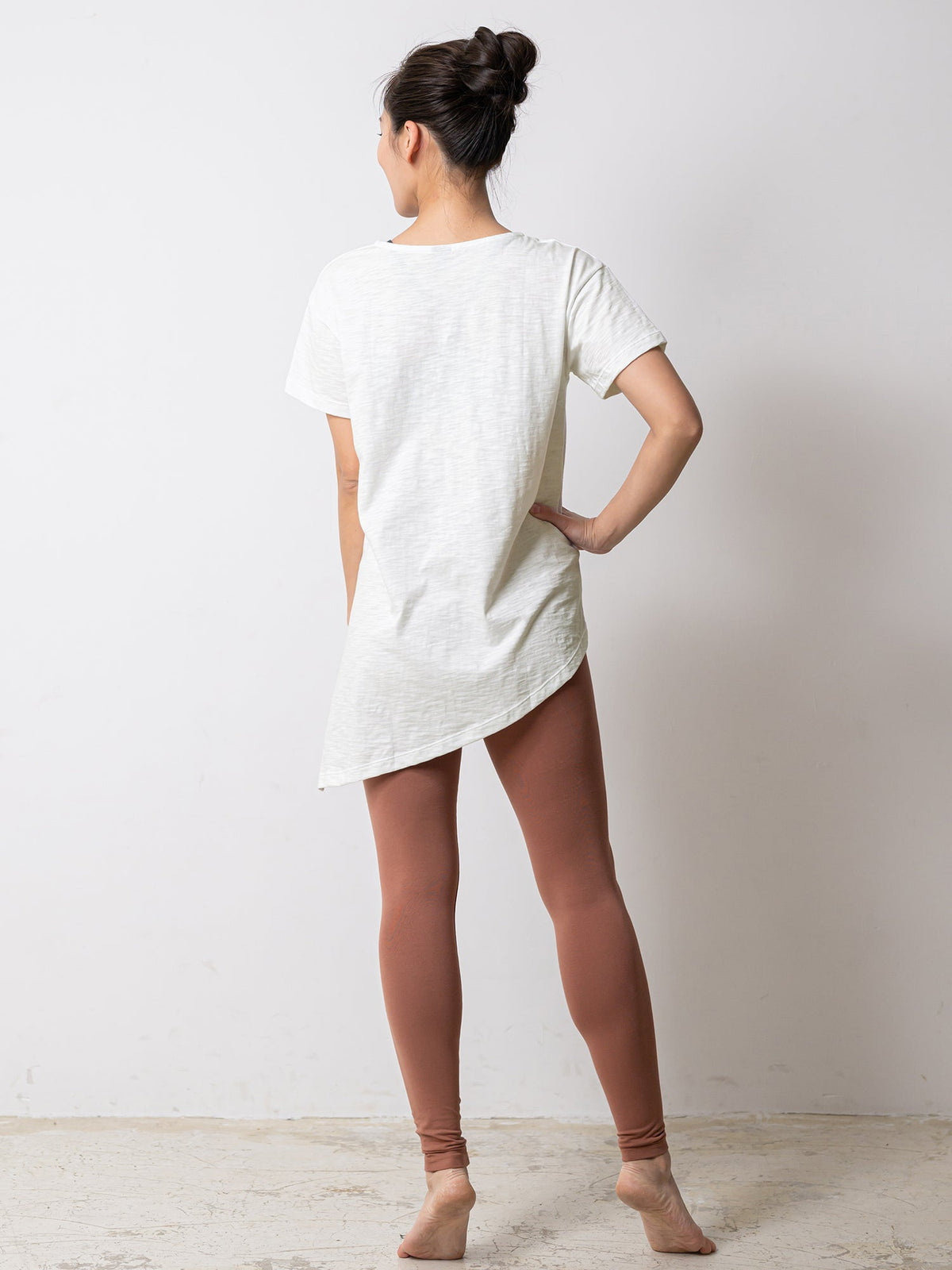 SALE[Loopa] 2.0 アシメトリカル 2way Tシャツ Asymmetrical 2way T-shirt