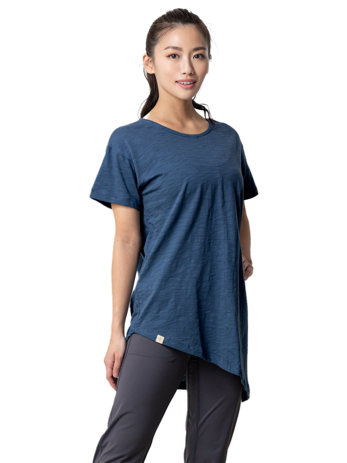 SALE[Loopa] 2.0 アシメトリカル 2way Tシャツ Asymmetrical 2way T-shirt