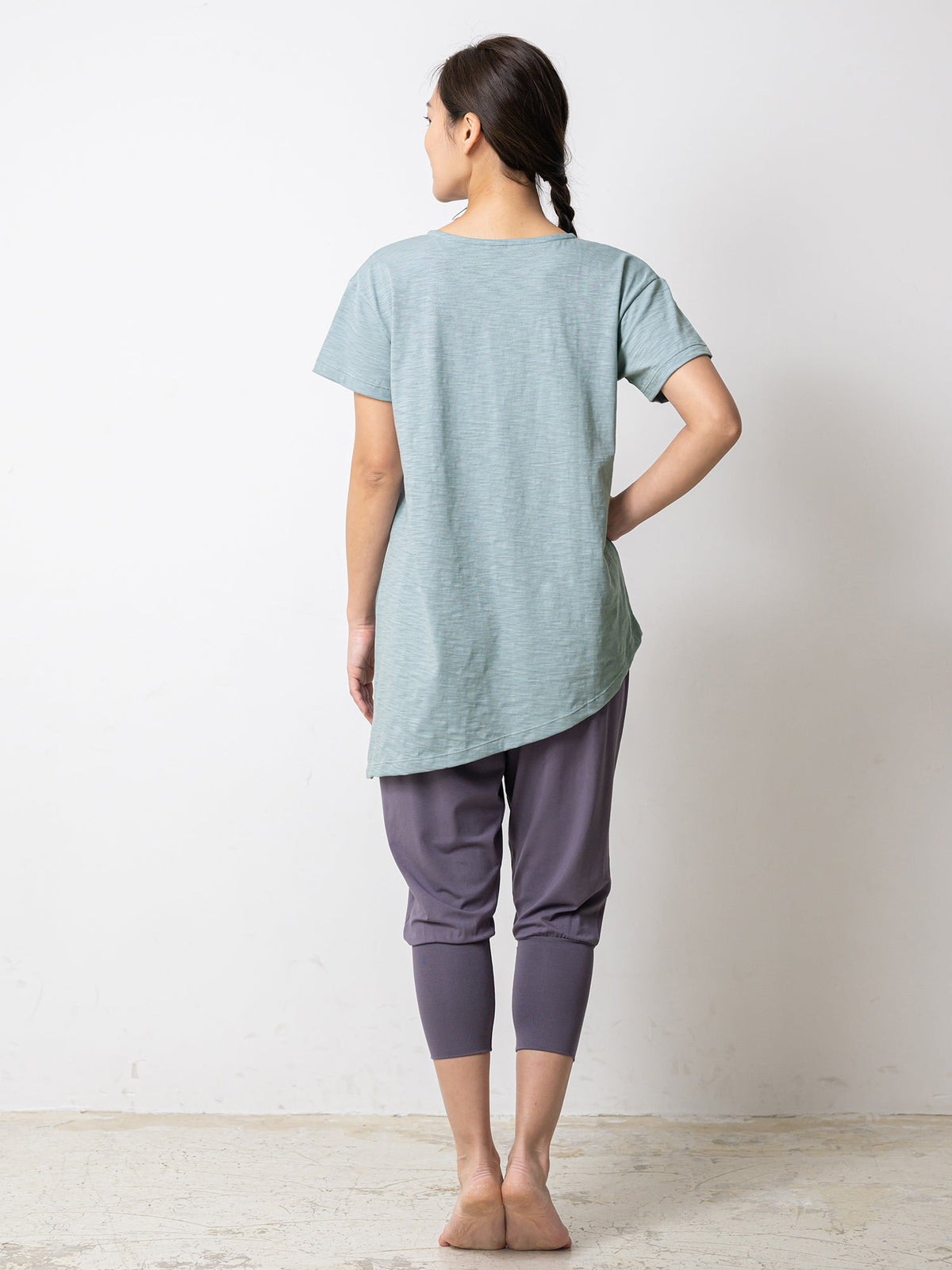 SALE[Loopa] 2.0 アシメトリカル 2way Tシャツ Asymmetrical 2way T-shirt