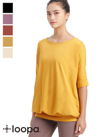 期間限定SALE[Loopa] 2.0 ドルマン スリーブ トップ Yogawear Dolman Sleeve Top