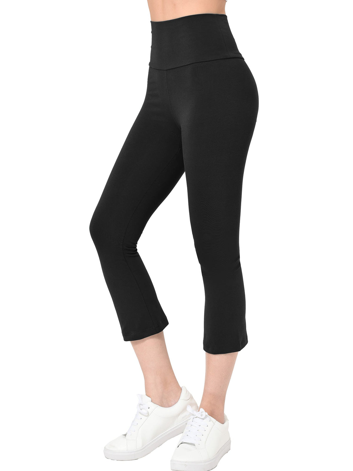 [Loopa] Stretch Cotton Capri Yoga Pants 23FW ストレッチコットンカプリヨガパンツ