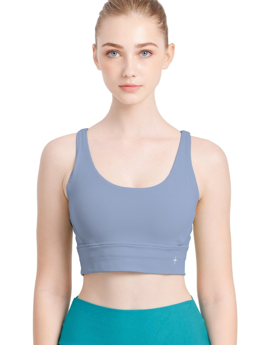 [Loopa] ヨガ ダブルクロス ワークアウト ブラトップ Yoga Double Cross Workout Bra Top - Loopa ルーパ 公式 ヨガウェア・フィットネスウェア