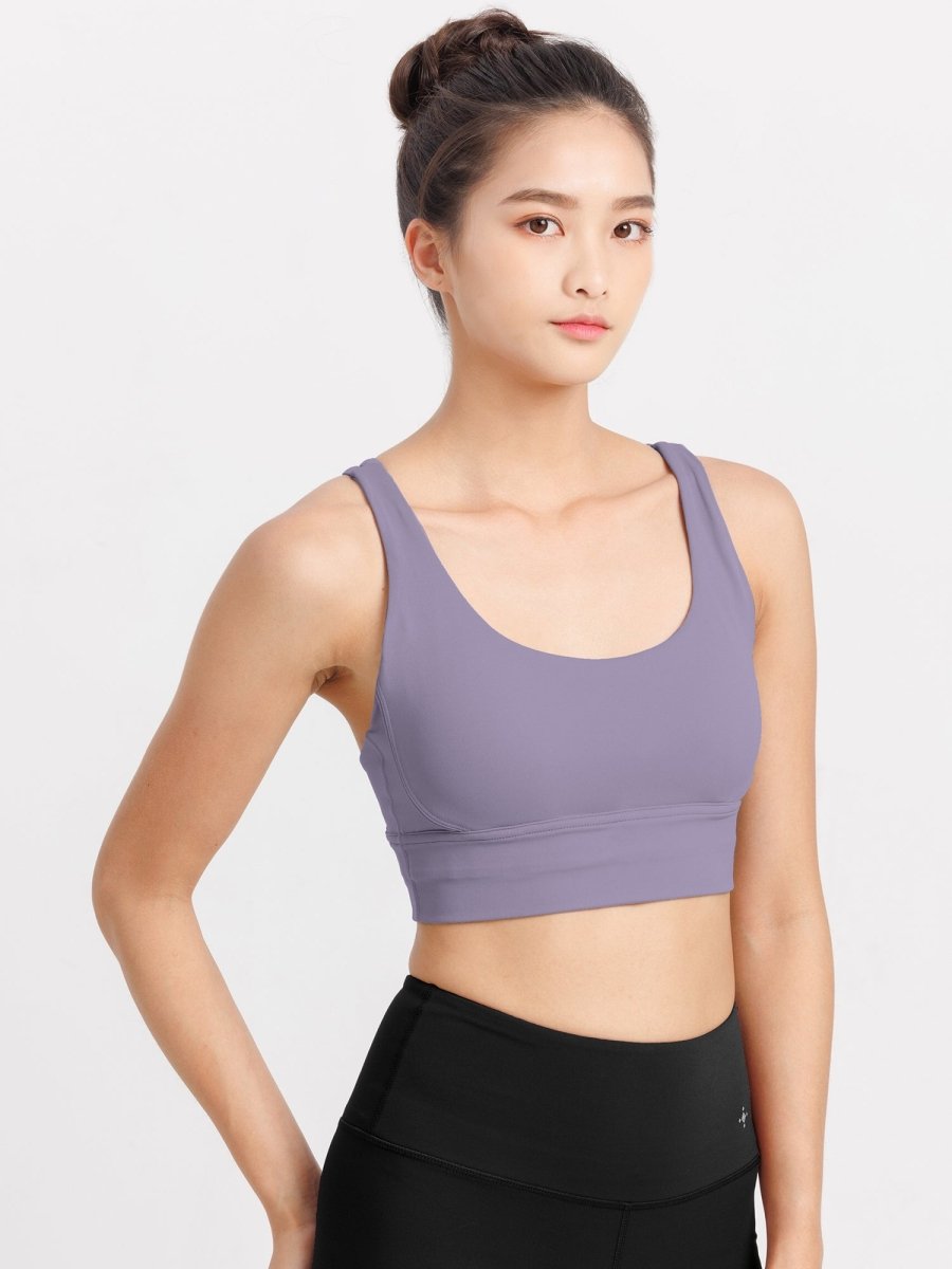 [Loopa] ヨガ ダブルクロス ワークアウト ブラトップ Yoga Double Cross Workout Bra Top - Loopa ルーパ 公式 ヨガウェア・フィットネスウェア