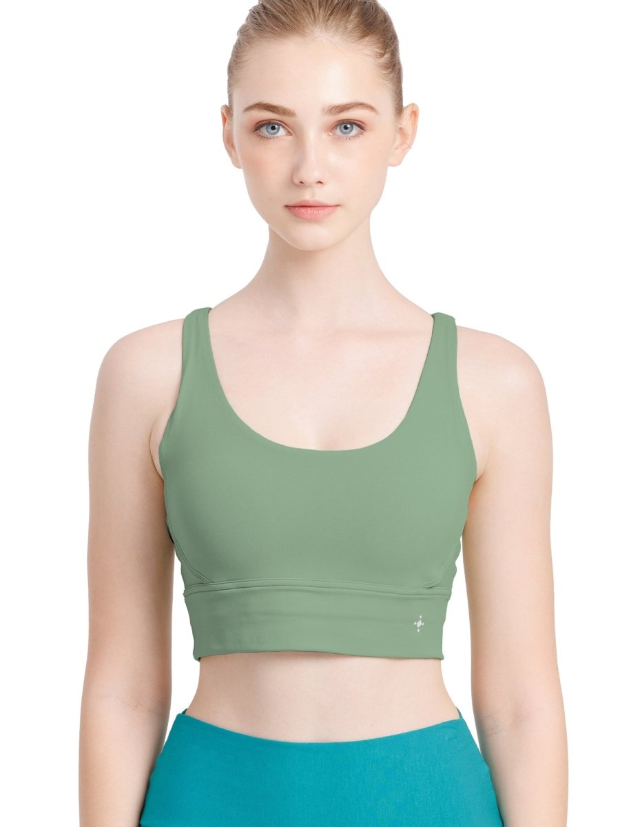 [Loopa] ヨガ ダブルクロス ワークアウト ブラトップ Yoga Double Cross Workout Bra Top - Loopa ルーパ 公式 ヨガウェア・フィットネスウェア