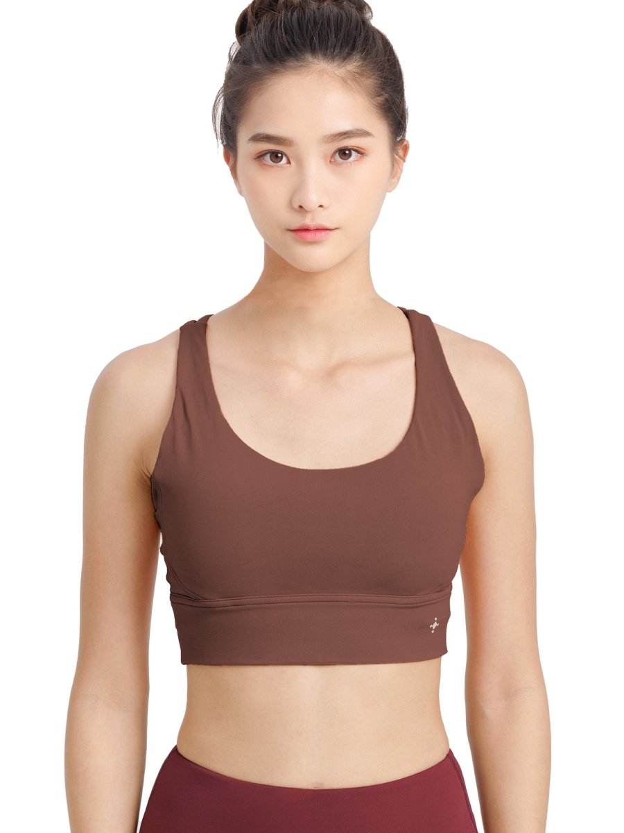 [Loopa] ヨガ ダブルクロス ワークアウト ブラトップ Yoga Double Cross Workout Bra Top - Loopa ルーパ 公式 ヨガウェア・フィットネスウェア