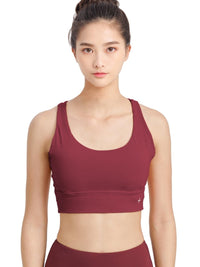 [Loopa] ヨガ ダブルクロス ワークアウト ブラトップ Yoga Double Cross Workout Bra Top - Loopa ルーパ 公式 ヨガウェア・フィットネスウェア