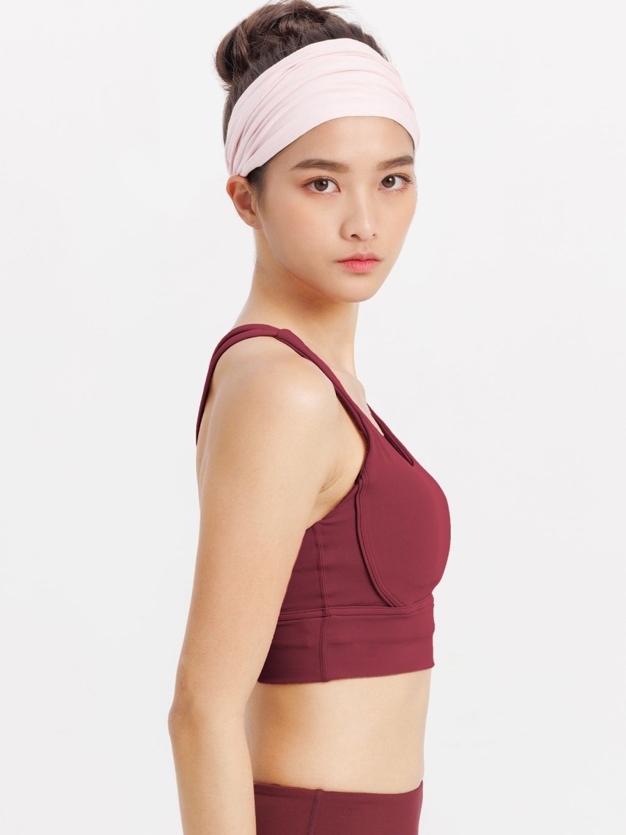 [Loopa] ヨガ ダブルクロス ワークアウト ブラトップ Yoga Double Cross Workout Bra Top - Loopa ルーパ 公式 ヨガウェア・フィットネスウェア