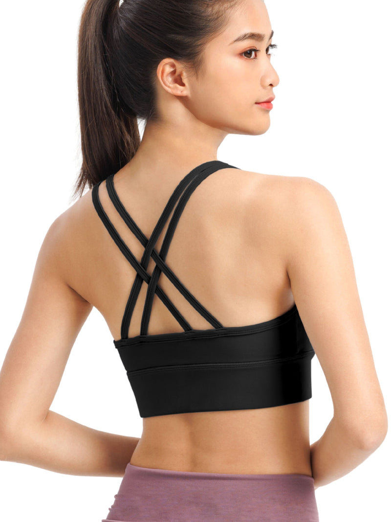 SALE[Loopa] 3D Double Cross Back Bra Top 3D W-cross back bra top