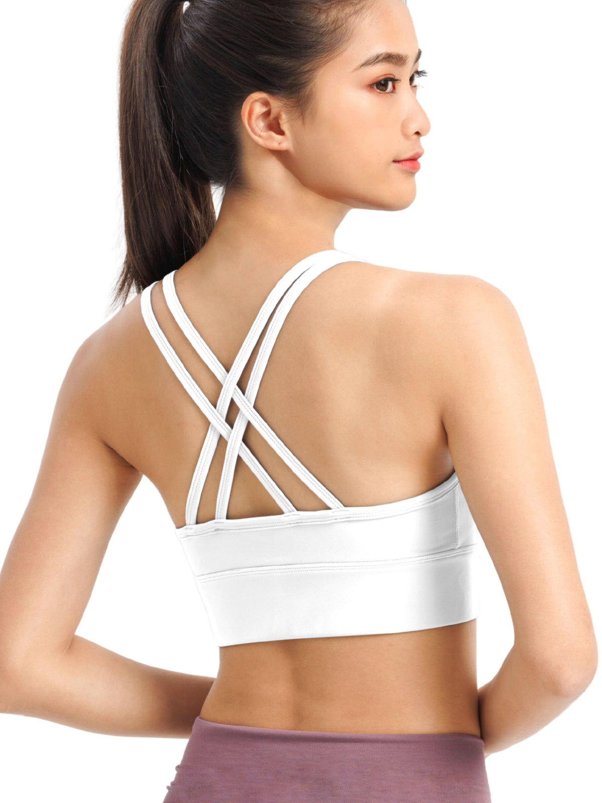 SALE[Loopa] 3D Double Cross Back Bra Top 3D W-cross back bra top