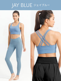 SALE[Loopa]   3D ダブルクロス バック ブラトップ 3D W-cross back bra top