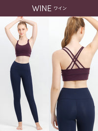 SALE[Loopa]   3D ダブルクロス バック ブラトップ 3D W-cross back bra top