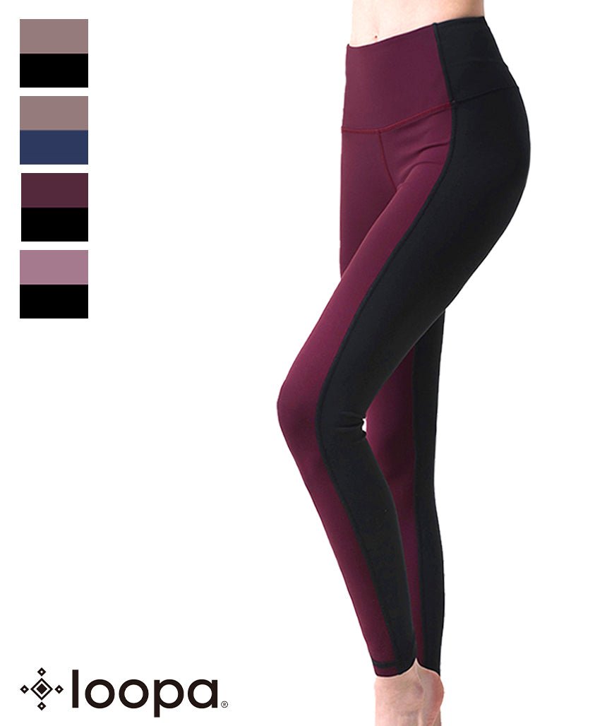 [Loopa] ルーパ デイリーヨガレギンス（バイカラー）daily yoga leggings bicolor ヨガパンツ/ ヨガウェア 22SS.