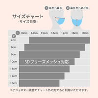 [LOOPA MASK] スポーツマスク 3D ブリーズメッシュタイプ/ スポーツマスク 抗菌・防臭加工 洗える 日本製 水着素材 UV.