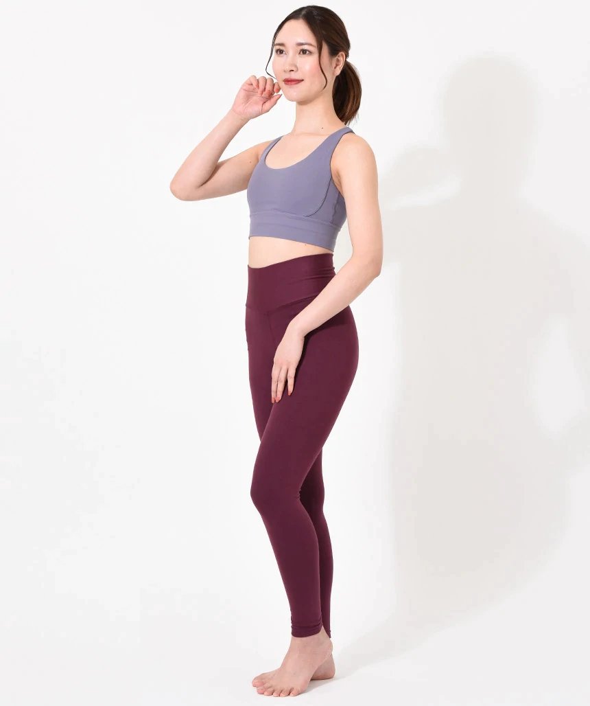 新色[Loopa] ルーパ ストレッチコットン ヨガレギンス Strech Cotton Yoga Leggings / ヨガパンツ ボトムス ヨガウェア [A] 20_1 - Loopa ルーパ 公式 ヨガウェア・フィットネスウェア