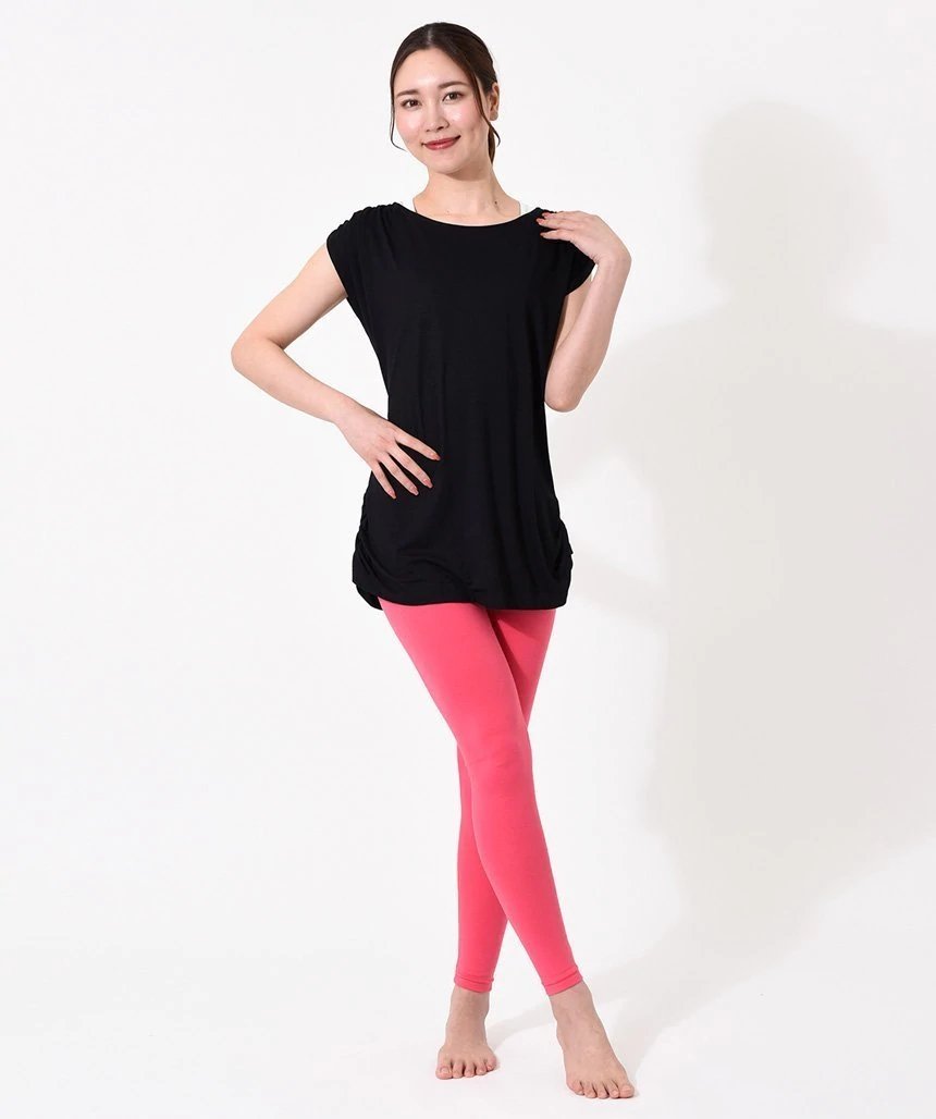 新色[Loopa] ルーパ ストレッチコットン ヨガレギンス Strech Cotton Yoga Leggings / ヨガパンツ ボトムス ヨガウェア [A] 20_1 - Loopa ルーパ 公式 ヨガウェア・フィットネスウェア