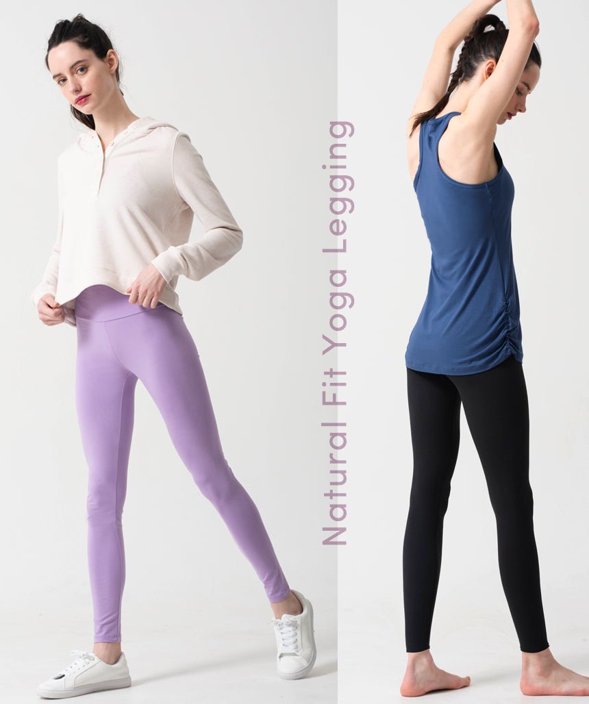 新色[Loopa] ルーパ ストレッチコットン ヨガレギンス Strech Cotton Yoga Leggings / ヨガパンツ ボトムス ヨガウェア [A] 20_1 - Loopa ルーパ 公式 ヨガウェア・フィットネスウェア