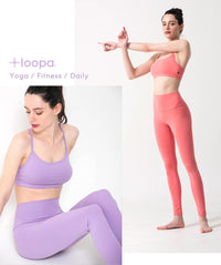 新色[Loopa] ルーパ ストレッチコットン ヨガレギンス Strech Cotton Yoga Leggings / ヨガパンツ ボトムス ヨガウェア [A] 20_1 - Loopa ルーパ 公式 ヨガウェア・フィットネスウェア