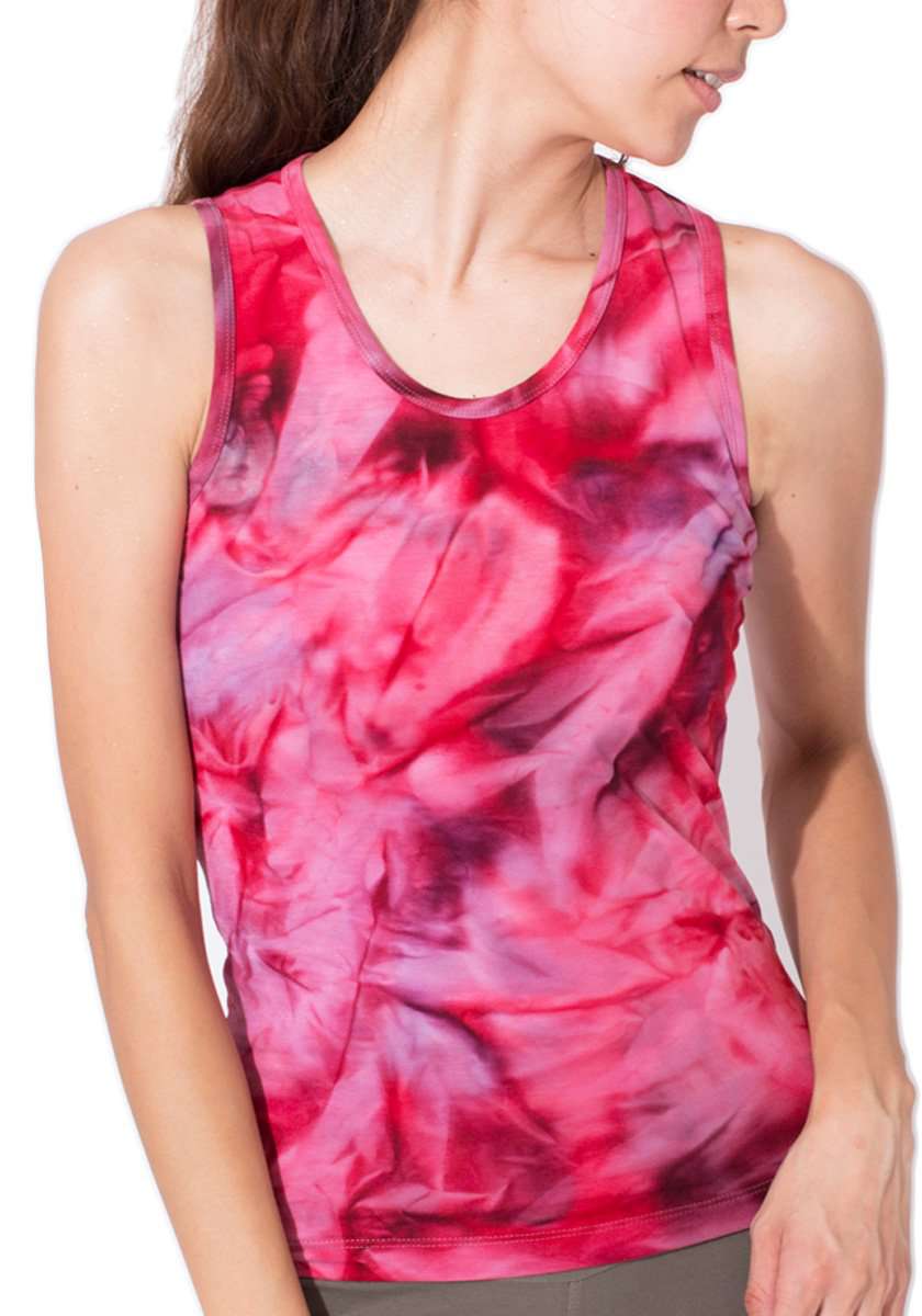 [Loopa] ストレッチ タンクトップ バティック柄 Stretch Yoga tank top / ヨガウェア ヨガトップス [A] 10_2.