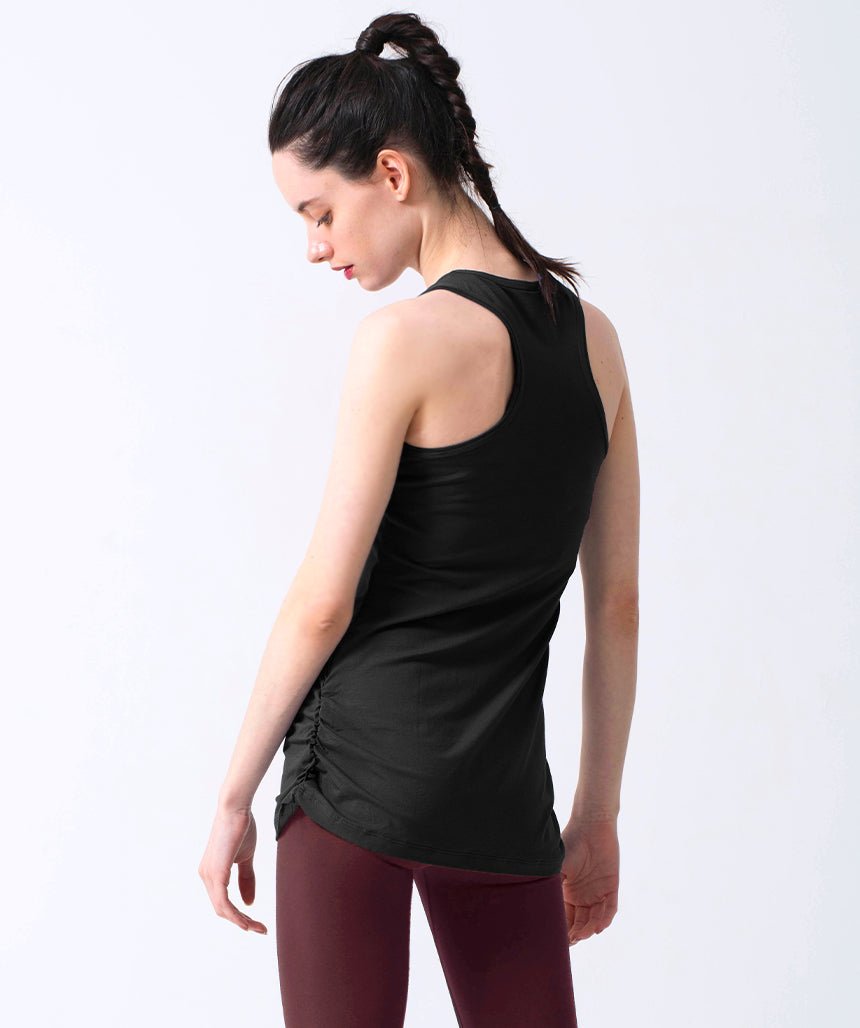 [Loopa] Yバックタンクトップ 無地 Y-back Yoga tank top Plain / ヨガウェア ヨガトップス [A] 10_2.