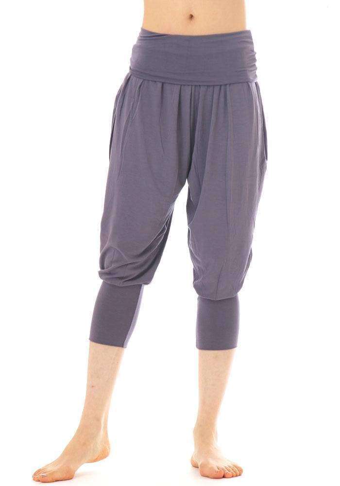 YOLAI Womens Casual Baggy Capri Pants High Waist Solid Pants Loose Cropped  Harem Pant with Pockets (Khaki, M) - Yahoo Shopping